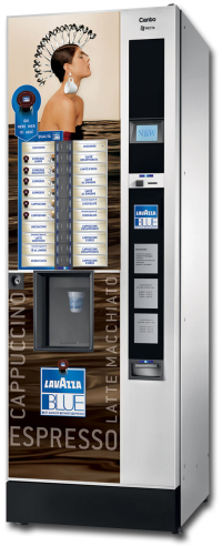 distributeur automatique de boissons chaudes et cafés
